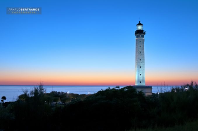 Phare de biarritz à l