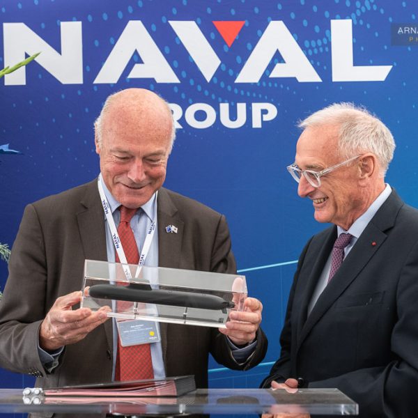 Hervé Guillou et Alain Rousset-Naval-Group